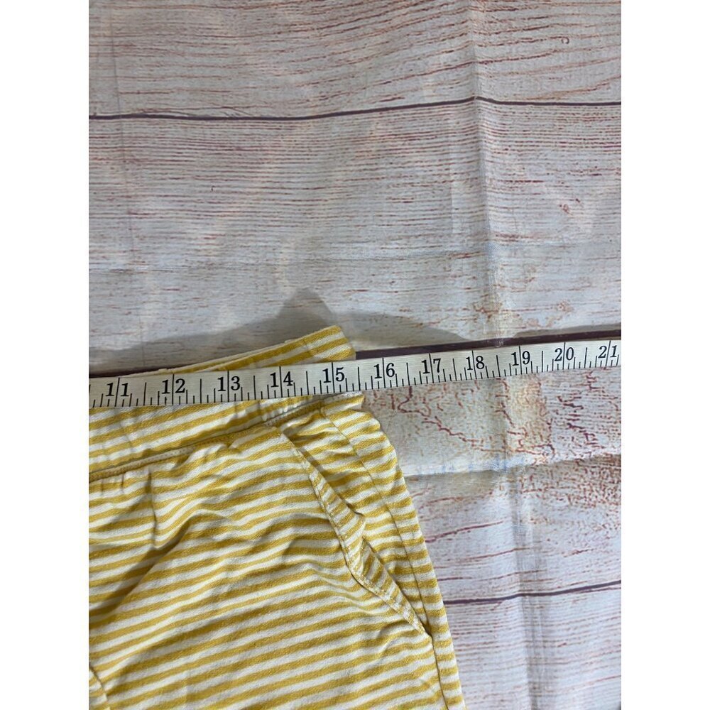 Loft Sleep Yellow And White Stripe Casual Sleep Leisure Pajama Bottoms - Medium - Picture 8 of 12